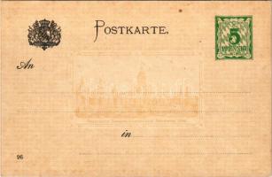 Nürnberg, Nuremberg; Bayerische Landes-Ausstellung 1896 / Bavarian State Exhibition 1896. Art Nouvea...