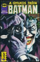 1990 Batman - A gyilkos tréfa, 1990/1. szám, az első magyarul megjelent Batman-képregény, kissé viseltes állapotban
