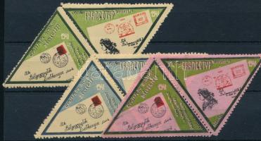 1941 Gyűjtsünk alkalmi bélyegzést 3 klf levélzáró pár