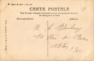 1904 Hongrie / Hungarian folklore, lady. Sazerac (Paris), G. Piprot Serie N. 847. TCV card