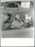 Rédner Márta (1909-1991): Kukucs, hátoldalon feliratozott reprodukciós előhívás, 24×18 cm