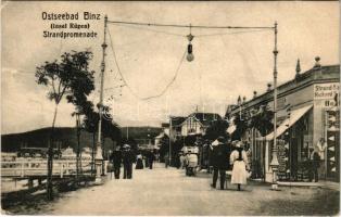 1908 Binz (Insel Rügen), Strandpromenade / beach promenade, shop (EK)