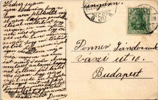 1908 Binz (Insel Rügen), Strandpromenade / beach promenade, shop (EK)