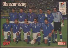 2000 Labdarúgó Európa-bajnokság csapatait ábrázoló poszterek, 3 db (Jugoszlávia / Spanyolország, Dán...