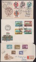 69 db FDC, közte futottak és néhány bélyegzés