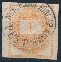 "M.K.POSTA HIRLAP KIAD.H. / PEST" dátum nélkül, (Gudlin ennél a kiadásnál nem említi)