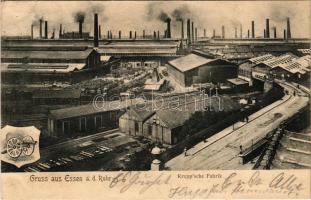 1903 Essen, Krupp'sche Fabrik / Krupp cast steel factory and foundry (r)