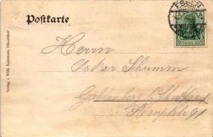 1903 Essen, Krupp'sche Fabrik / Krupp cast steel factory and foundry (r)