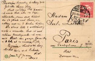 1910 Deutschland / Allemande / Germany. German flag, Emb. litho (pinhole)