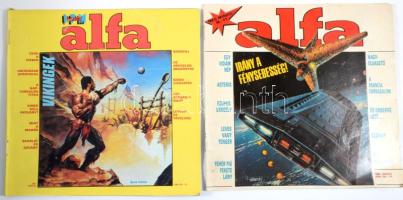 1985-1989 Alfa magazin 14 db száma + 2 db különszám (Conan, a harcos + A Monolit bosszúja), vegyes á...