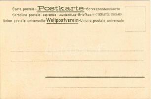 Deutsches Reich / map of the German Empire. Art Nouveau, floral, litho with coat of arms