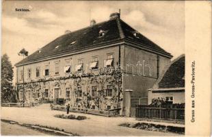 Velké Pavlovice, Gross-Pavlowitz; Schloss / castle (fl)