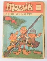 1976-1990 Mozaik képregényújságok gyűjteménye, 1976/2. és 1990/7. közötti számok, nem teljes