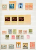 Tartalmas, nagyrészt magyar levélzáró gyűjtemény irredenta és vásári levélzárókkal, 8 lapos berakóba...