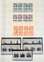 Tartalmas, nagyrészt magyar levélzáró gyűjtemény irredenta és vásári levélzárókkal, 8 lapos berakóba...