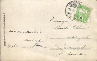 1911 Budapest, csoportkép, 'közönséges szegletvas'. Berger Rezső photo (fa)