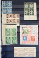 Tartalmas, IZRAELI levélzáró gyűjtemény 8 lapos berakóban / Israeli poster stamp collection in 8 pages stockbook