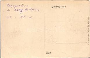 1916 Witry-les-Reims. Ruhequartier, Lichtspielhaus, Café / WWI German military, cinema, café (EK)