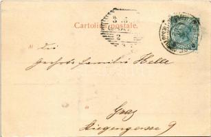 1902 Piran, Pirano; Chiostro S. Francesco. L. Novak / Franciscan cloister (fl)