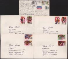 USA 5 db küldemény