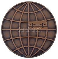 DN "Magyar Kereskedelmi Kamara" kétoldalas, bronz emlékérem (70mm) T:AU