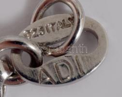 4 darab ezüst (Ag) nyaklánc, 2 sérült, jelzett, nettó 9g