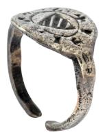 Antik címeres gyűrű, m: 51