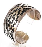 Ezüst (Ag) karperec, mexikói, 925 ezrelékes, jelzett, nettó 69g