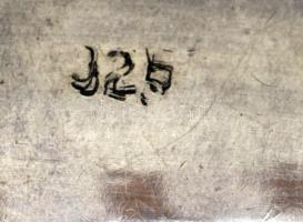 Ezüst (Ag) karperec, 925 ezrelékes, jelzett, nettó 23g