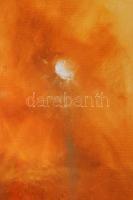 Olvashatatlan jelzéssel: Küldetés II. Olaj vászon. Sérült. Fakeretben. 60x50 cm