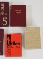 7 db minikönyv vegyes témában