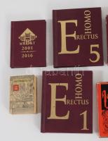 7 db minikönyv vegyes témában