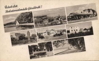 Balatonalmádi vasútállomással