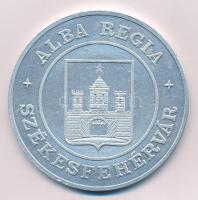 1978. "Alba Regia - Székesfehérvár / Alumínium Konferencia 1978 - OMBKE-MAT-KÖFÉM" kétoldalas Al emlékérem (75mm) T:XF