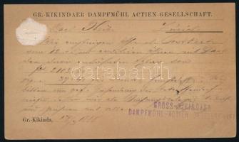 1888 2kr díjjegyes levelezőlap 2kr kiegészítéssel "NAGY-KIKINDA" - "ZURICH"