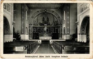 1943 Balatonfüred, római katolikus templom belső (felületi sérülés / surface damage)