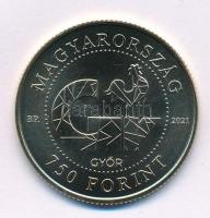 2021. 750Ft "Győr 750 éve város" Cu-Ni-Zn kapszulában T:BU