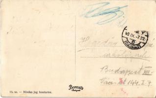 1940 Szigetvár, Hősök szobra, takarékpénztár, Kozáry Ede üzlete (felületi sérülés / surface damage)