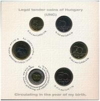 2007. 5Ft-200Ft (6xklf) + "Első érmem" emlékérem "Születési évem pénzérméi / Baby Coi...