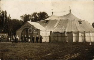 1931 Missionszelt der B.M.K. / circus tent. photo