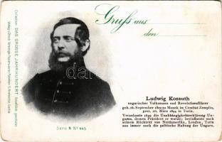 Kossuth Lajos / Ludwig Kossuth, Collection das grosse Jahrhundert Serie N No. 445. (kopott sarkak / worn corners)
