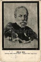 1904 Jókai Mór (1825-1904), gyászlap / obituary card (kopott sarkak / worn corners)