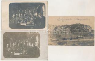 5 db RÉGI katonai témájú fotós képeslap / 5 pre-1945 military photo postcards
