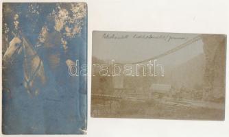 5 db RÉGI katonai témájú fotós képeslap / 5 pre-1945 military photo postcards