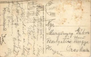 Varna, Warna; Der Bahnhof / railway station, train, locomotive. Gr. Paskoff (Rb)