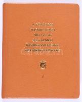 A Fővárosi Nyomdaipari Vállalat 9-es számú üzemegységének betűmintakönyve. (Minikönyv.) Szerk.: Günther István. [Bp., 1976], Fővárosi Nyomdaipari Vállalat. Kiadói műbőr-kötés. Megjelent 300 példányban. Számozatlan példány.