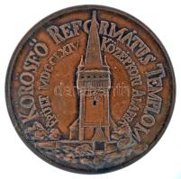 Kiss Sándor (1925-1999) 1988. "Körösfő Református Templom" kétoldalas bronz emlékérem (42,5mm) T:AU Adamo BP27
