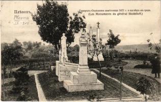 1906 Pleven, Les Monuments du général Skobéleff / military monument (fl)