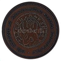 2000. "MÉE köszönti az Államalapítás ezredik évfordulóját" kétoldalas bronz naptárérem (42,5mm) T:AU