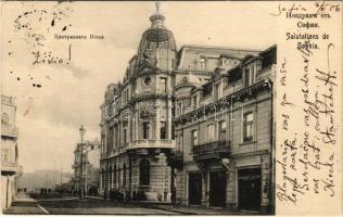 1906 Sofia, Sophia, Sofiya; Central Post Office (fl)